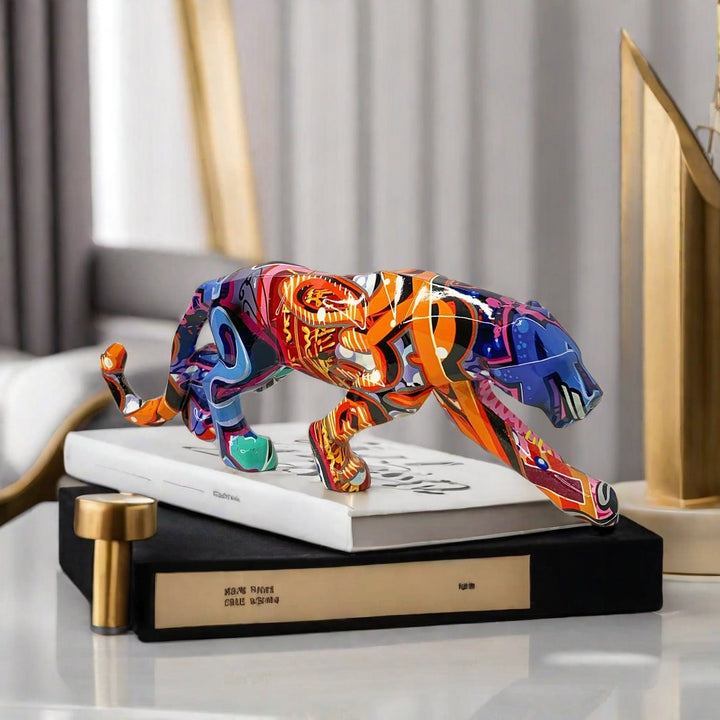 Decorative Panther Sculpture