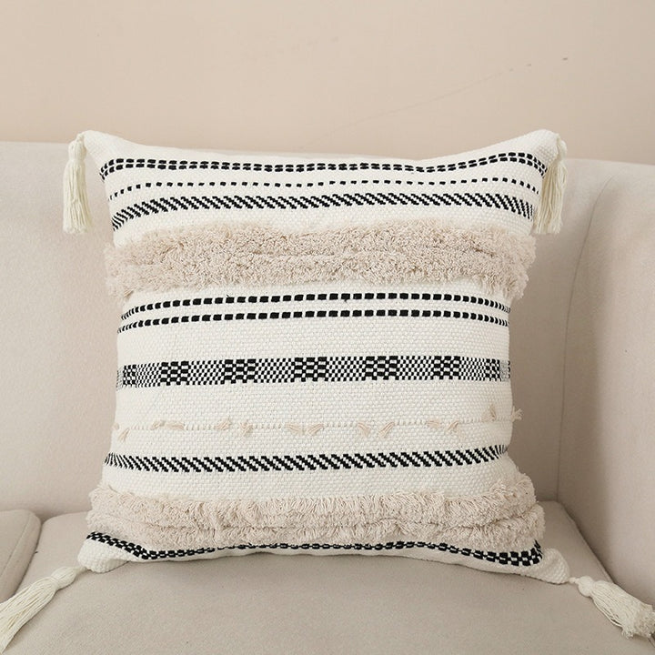 Bohemian Textured Throw Pillow
