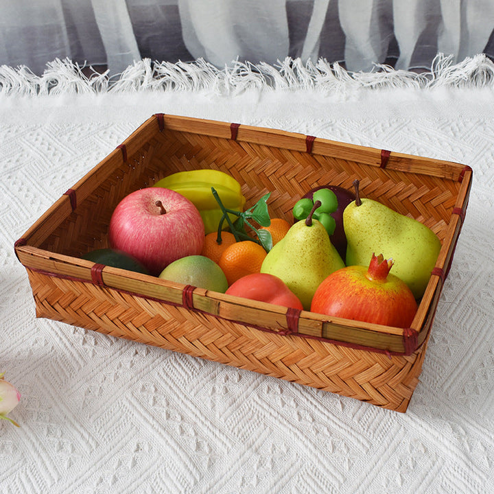 Handcrafted Woven Storage Tray