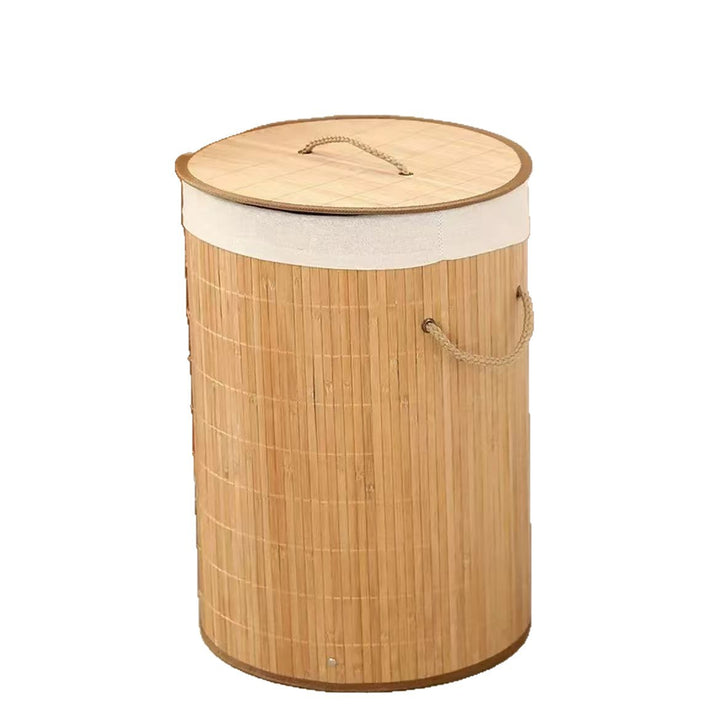 Stylish laundry basket with lid