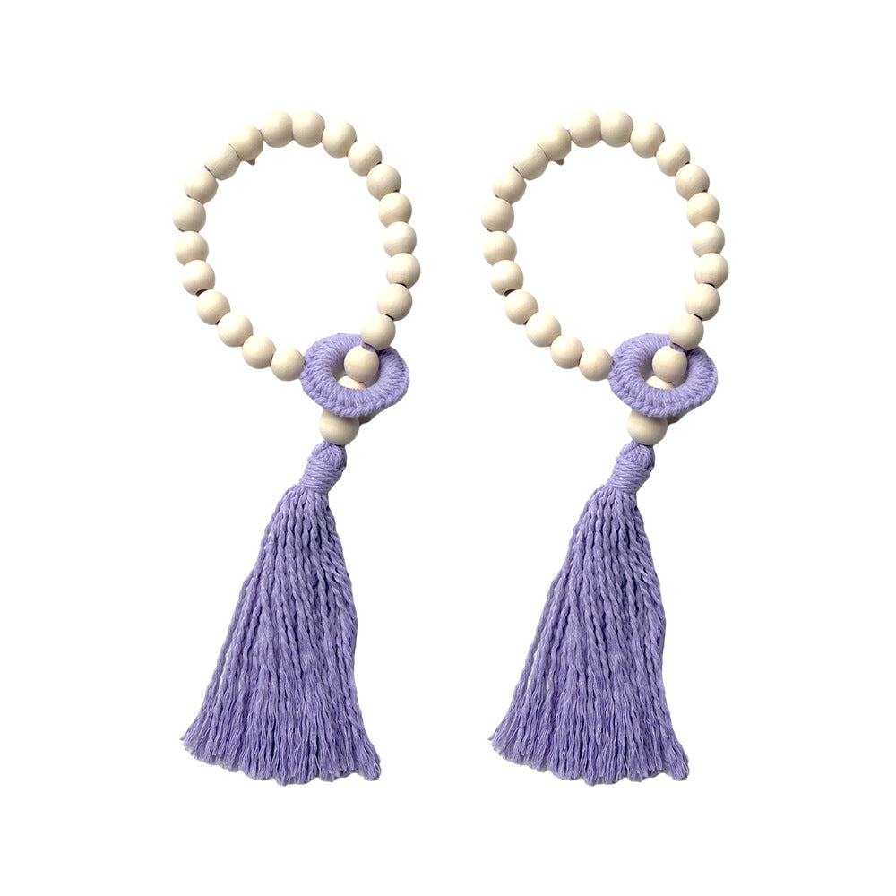 Decorative Beaded Keychain Holder