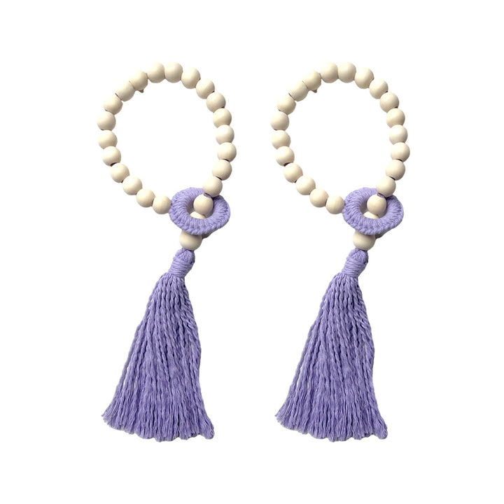 Decorative Beaded Keychain Holder