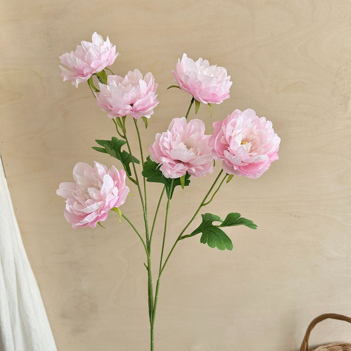 Lifelike Peony Floral Stem Arrangement