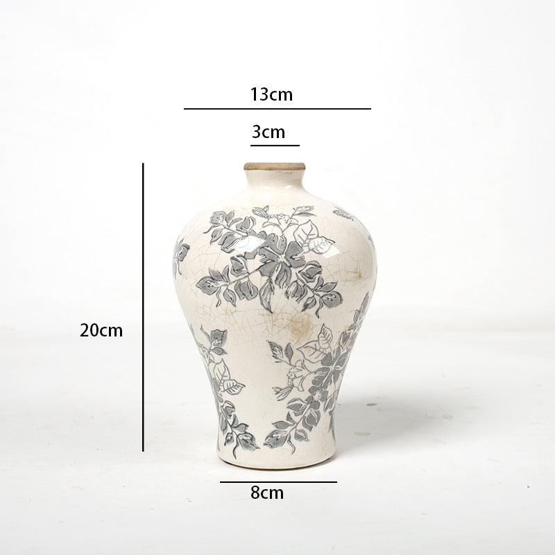 Decorative ceramic vase