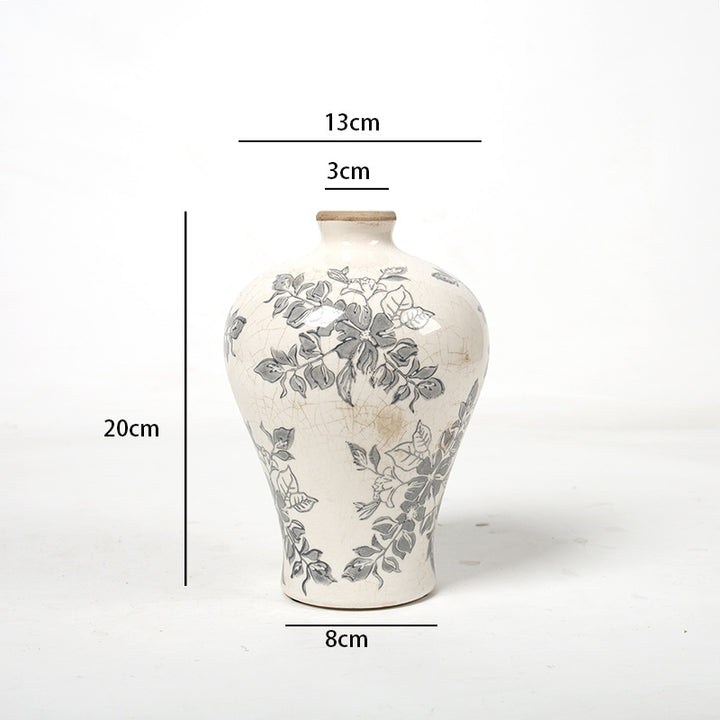 Decorative ceramic vase