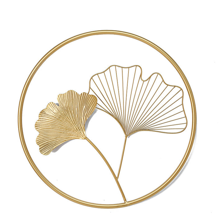 Decorative Metal Ginkgo Leaf Wall Art