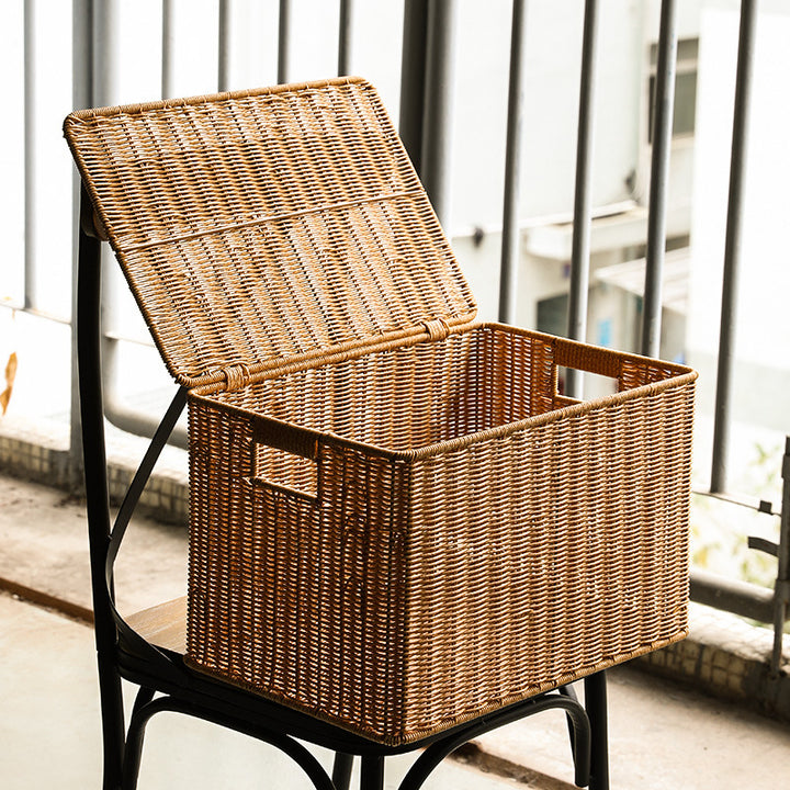Handcrafted Woven Storage Bucket