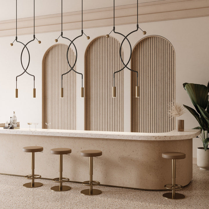 Modern Curves Pendant Light