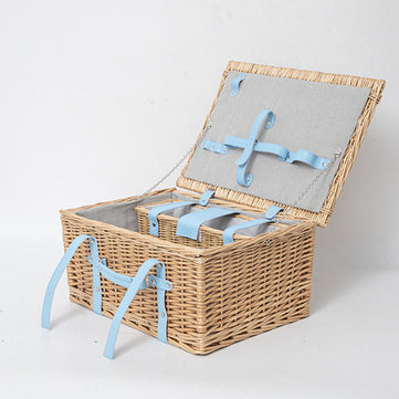 Handcrafted Wicker Storage Box