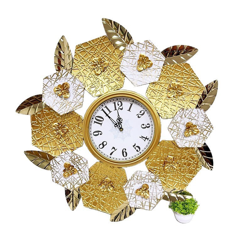 Decorative Floral Wall Clock