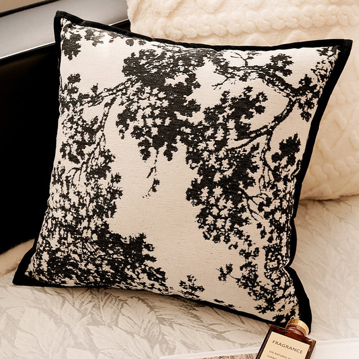 Artistic Floral Pattern Decorative Pillow