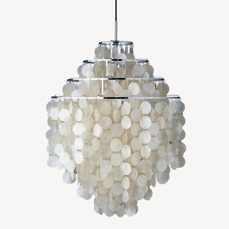 Muslin-inspired pendant light
