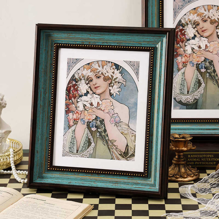 Vintage Botanical Art Frame