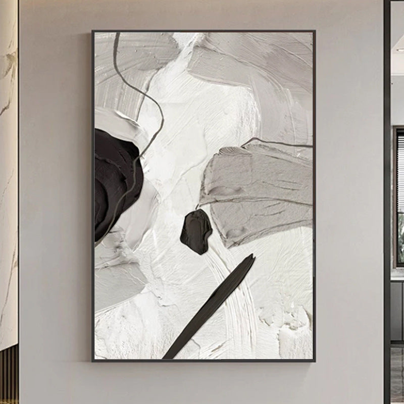 Abstract Minimalist Framed Canvas Art