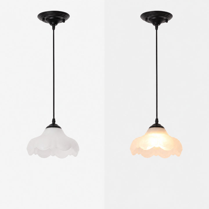 Vintage Flower Pendant Light