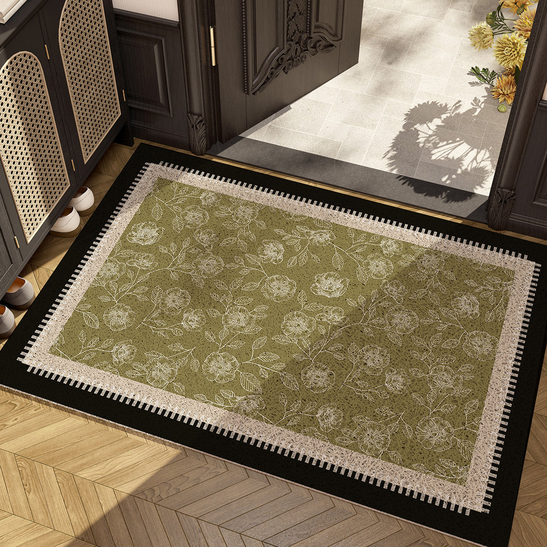 Floral Pattern Area Rug