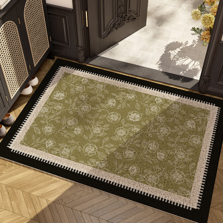 Floral Pattern Area Rug