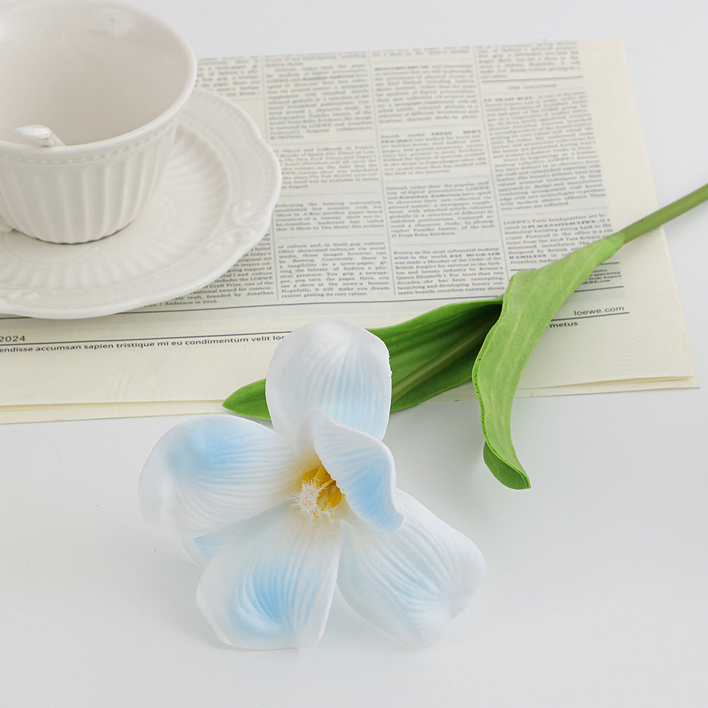 Artificial orchid flower branch with realistic details
