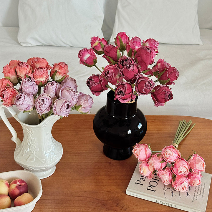 Lifelike Artificial Rose Stem Bouquet