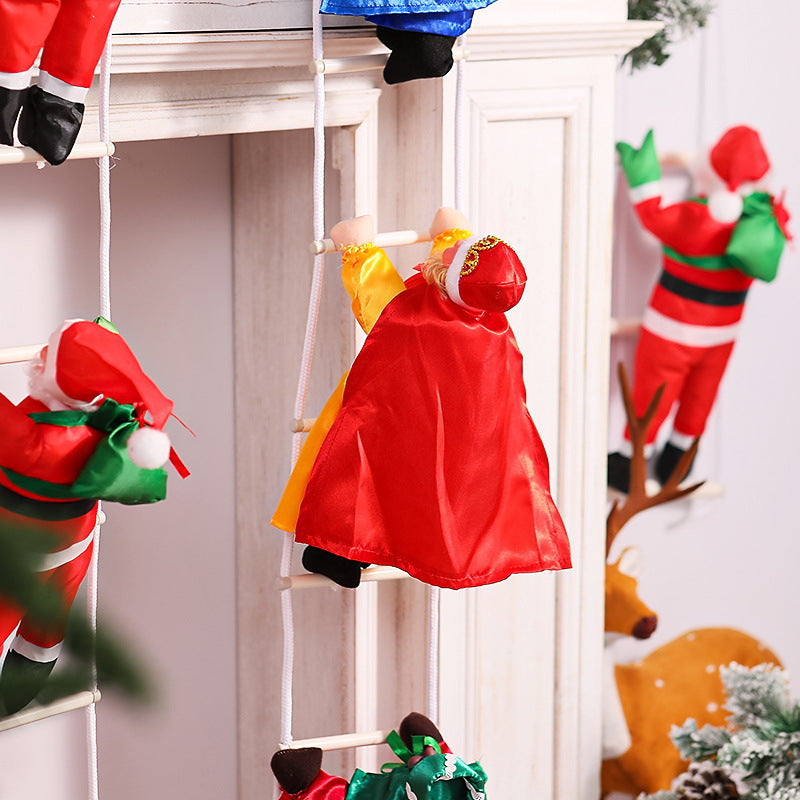 Decorative Climbing Figures with Ladder