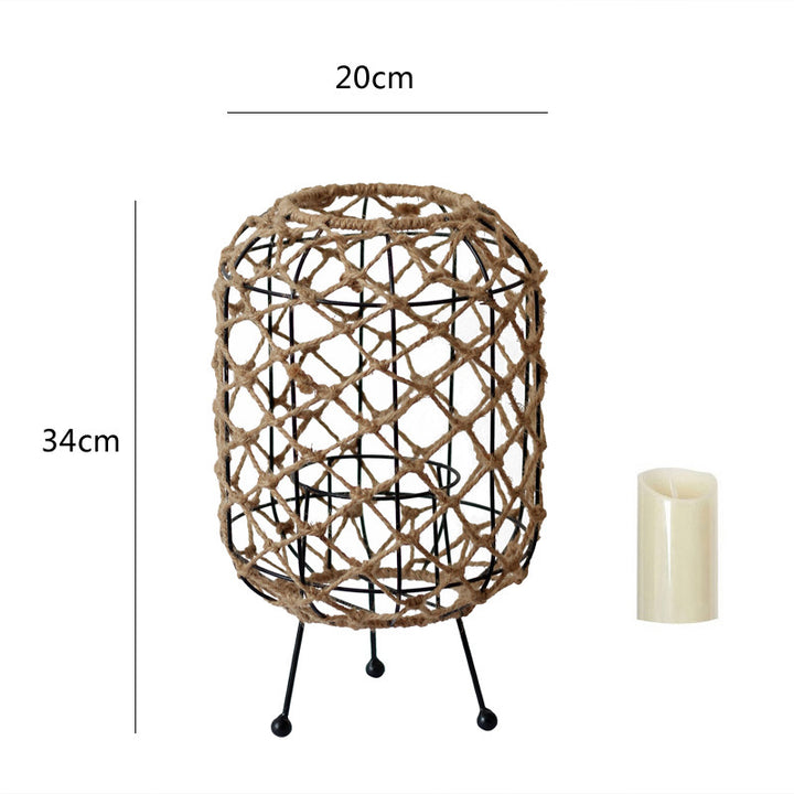 Decorative plant container with tripod