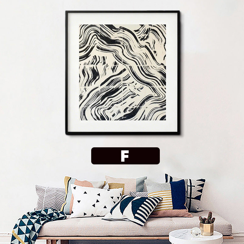 Abstract Patterned Framed Wall Art