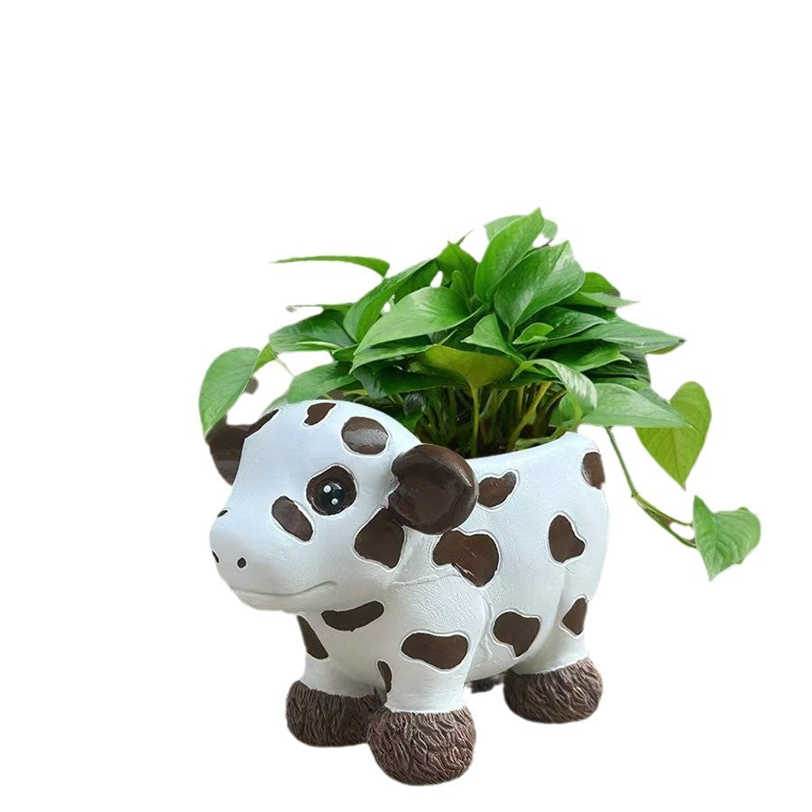 Cute Cow Figurine