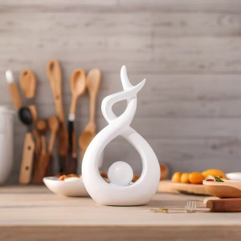 Abstract Embrace Sculpture