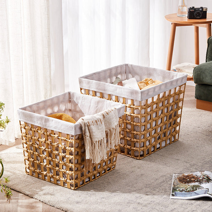 Natural Fiber Decorative Storage Baskets