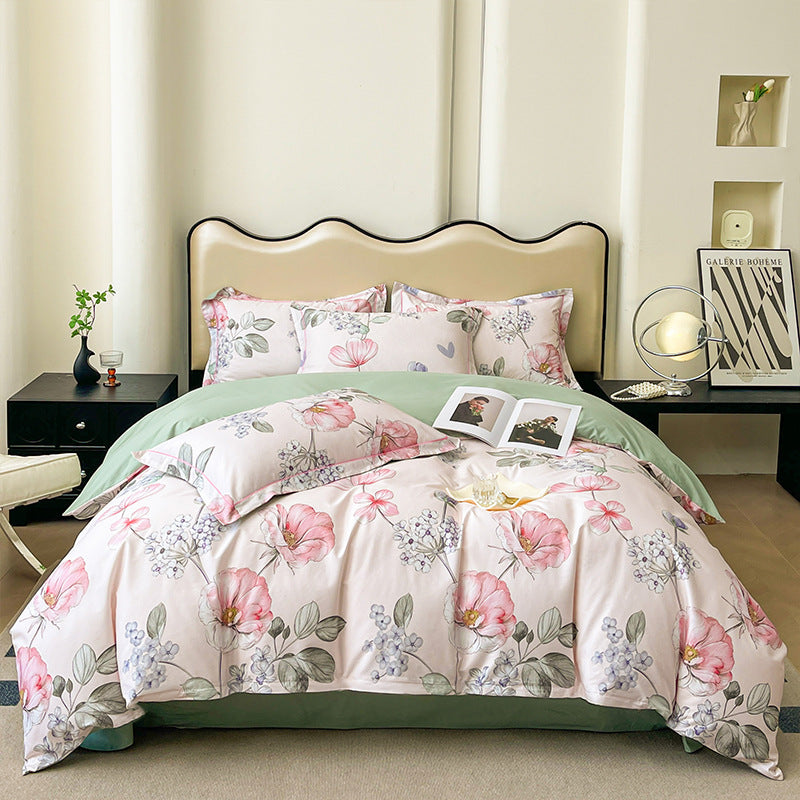 Floral Pattern Duvet Cover Set