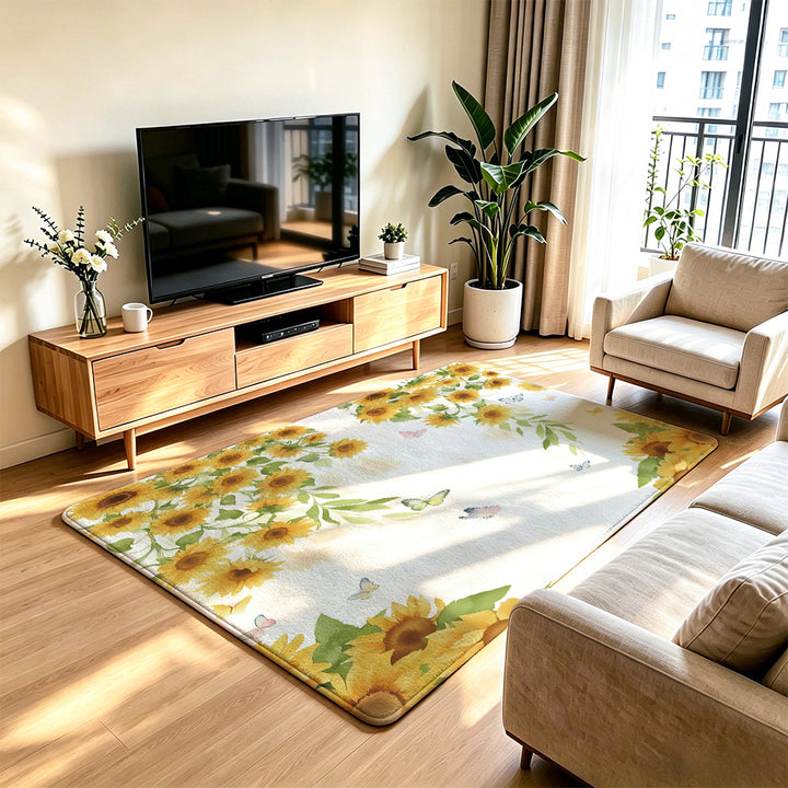 Artistic Floral Area Rug