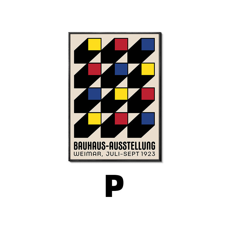 Bauhaus Geometric Wall Art Print