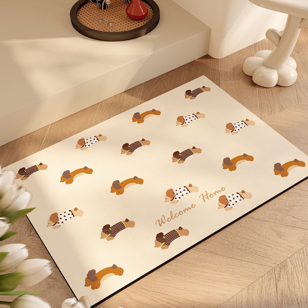 Cute Cartoon Animal Bath Mat