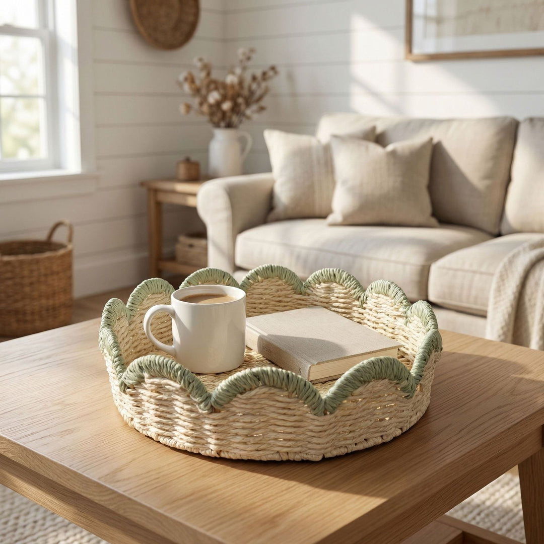 Decorative storage basket