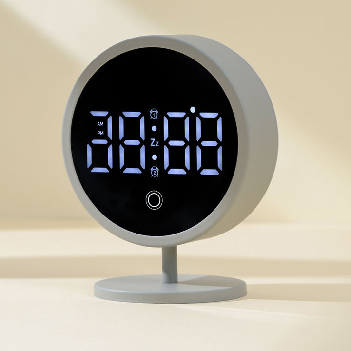 Digital bedside alarm clock with touch function