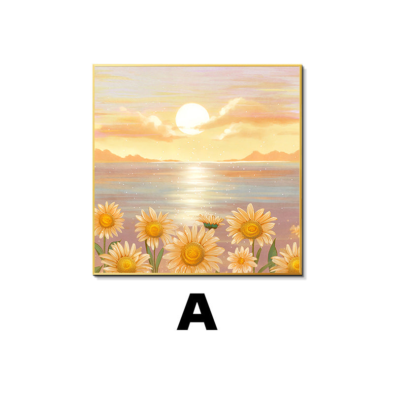 Floral Landscape Wall Art Print