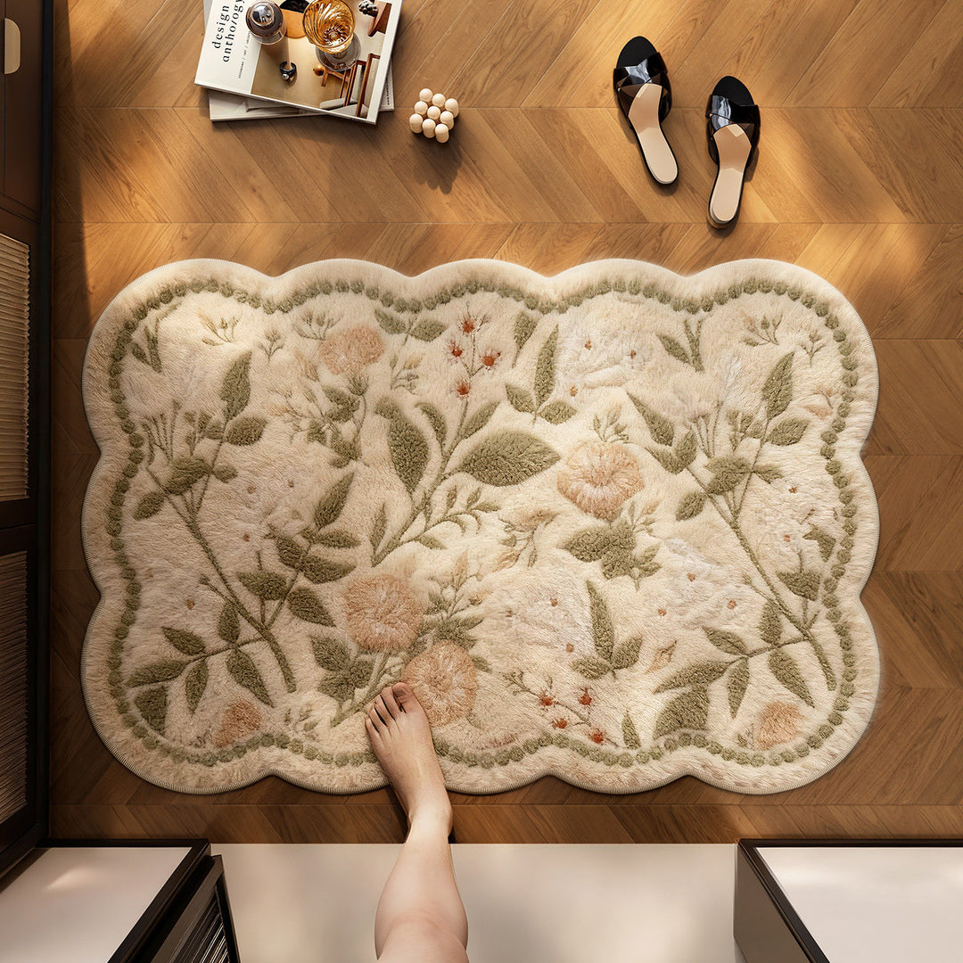 Floral Patterned Area Rug