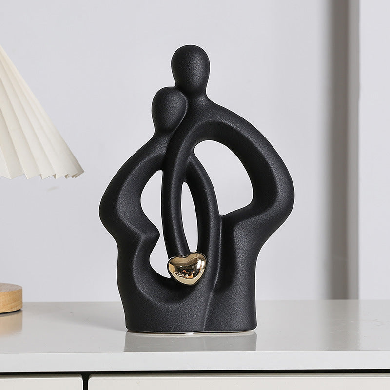 Artful love figure