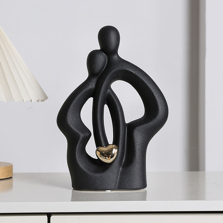 Artful love figure