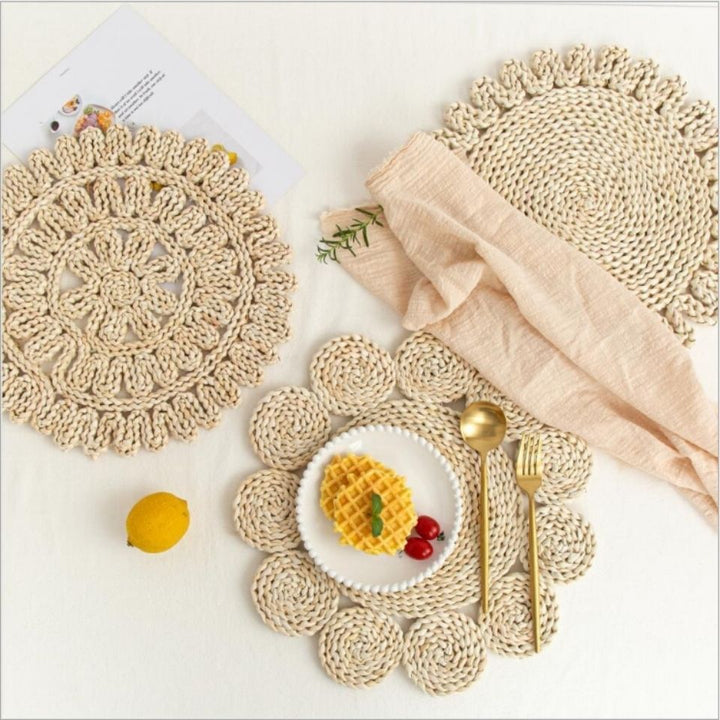 Round braided rug