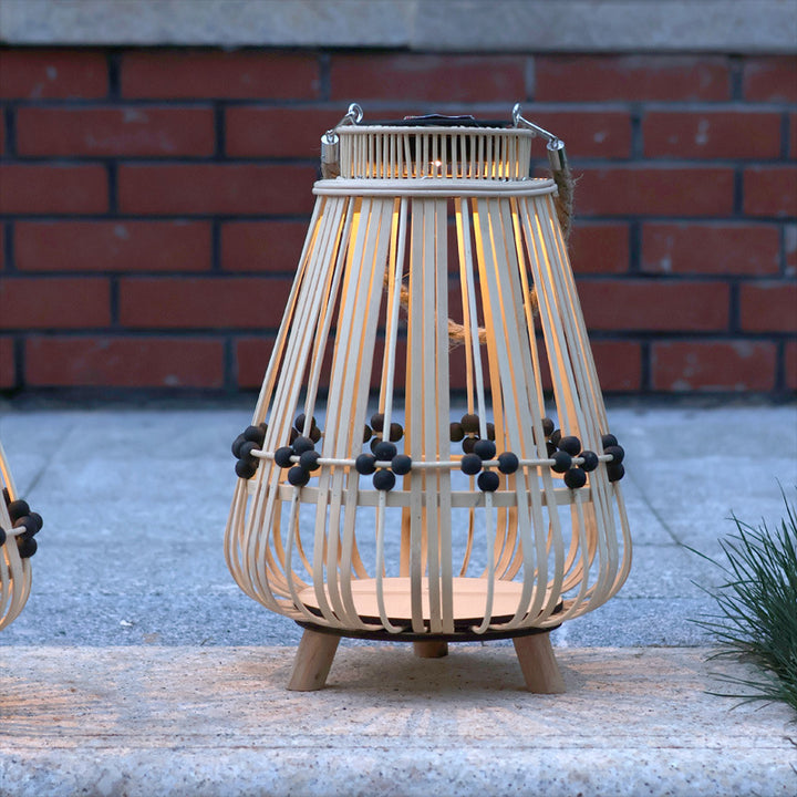 Handcrafted wooden lantern