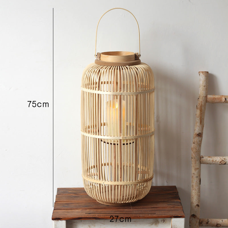 Decorative Lantern made of Rattan
