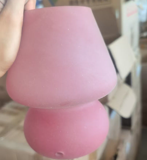 Glass Mosaic Mushroom Table Lamp
