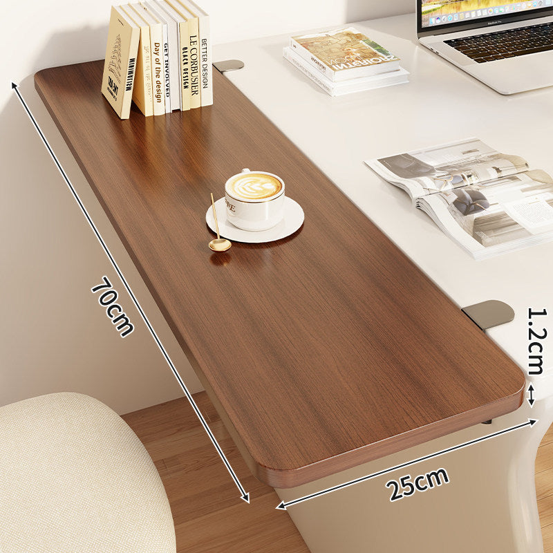 Compact Foldable Clip-On Desk-Edge Shelf
