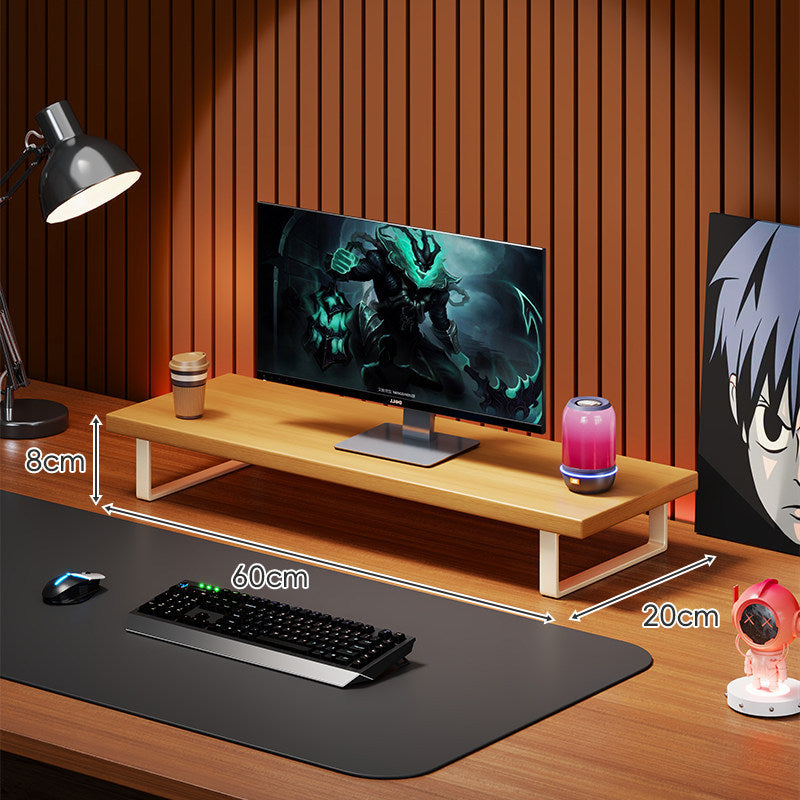 Solid Wood Monitor Riser Shelf