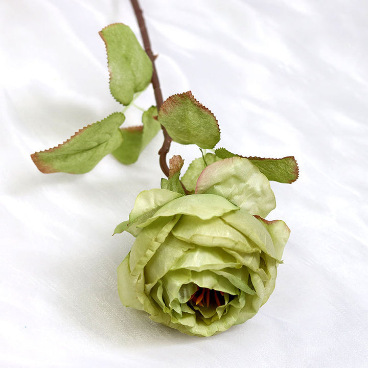 Elegant Decorative Silk Rose Stem