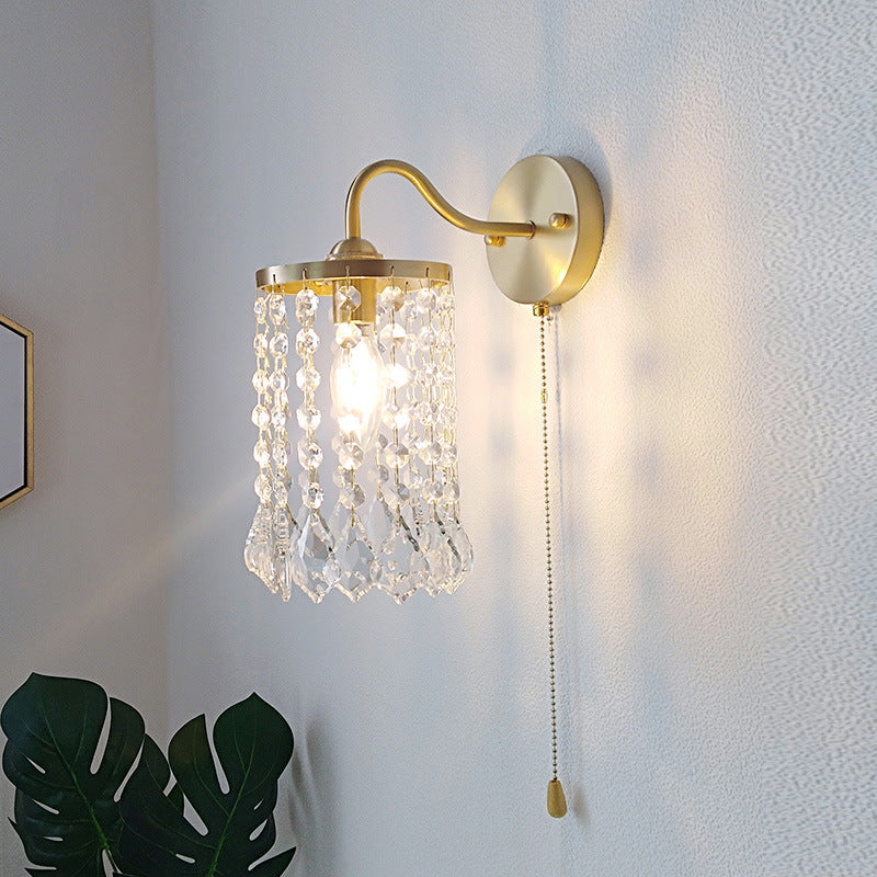 Crystal Hanging Wall Lamp