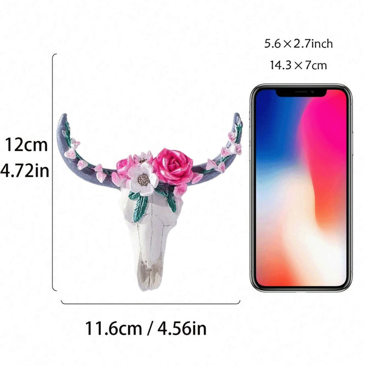 Floral Skull Wall Decor