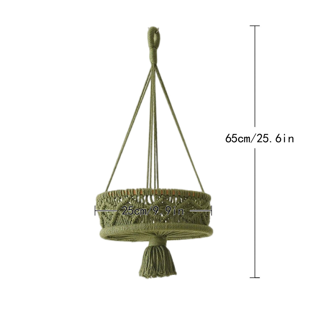 Multi-Tiered Macrame Hanging Storage