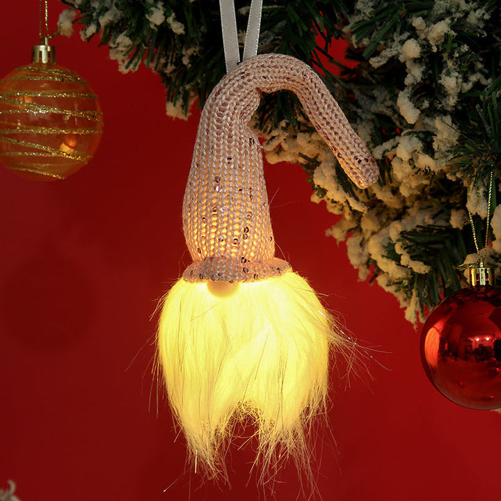 Cute LED Santa Claus Hanging Decoration